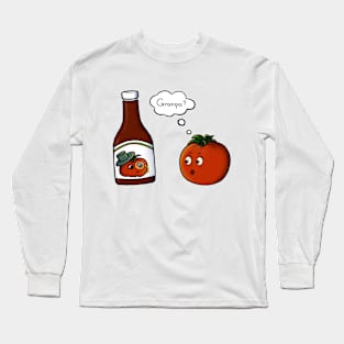 Granpa's Ketchup Bottle Long Sleeve T-Shirt